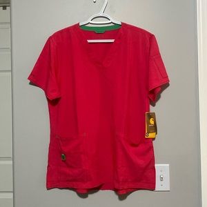 Carhartt Womens V Neck Scrub Top